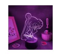 3D led lamp 3D Illusion lamp Anime Sailor Moon 3D Lamp Sailor Moon Led Night Light for Kids Girl Bedroom Decor Manga Christmas Birthday Gift Toy