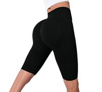 3D Leggings Cellulite Compression-Anti Cellulite Leggings for Women High Waisted for Gym Workout (Black,L)