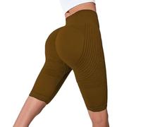 3D Leggings Cellulite Compression-Anti Cellulite Leggings for Women High Waisted for Gym Workout (Coffee,XXL)