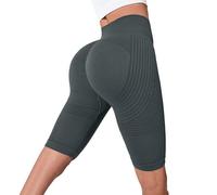 3D Leggings Cellulite Compression-Anti Cellulite Leggings for Women High Waisted for Gym Workout (Dark Gray,S)