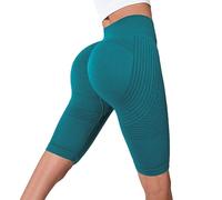 3D Leggings Cellulite Compression-Anti Cellulite Leggings for Women High Waisted for Gym Workout (Malachite Green,S)