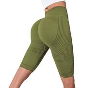 3D Leggings Cellulite Compression-Anti Cellulite Leggings for Women High Waisted for Gym Workout (Olive Green,3XL)