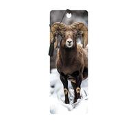 3D LiveLife Bookmark - Bighorn Sheep from Deluxebase. Cute Lenticular Sheep Page Marker. Animal Themed Accessories for Book Lovers. Small Gifts for Men, Women, Writers and Teachers.