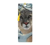 3D LiveLife Bookmark - Silent Encounter from Deluxebase. Cute Lenticular Cougar Page Marker. Animal Themed Accessories for Book Lovers. Small Gifts for Men, Women, Writers and Teachers.