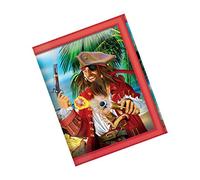 3D LiveLife Carteras - Isla Pirata de Deluxebase. Cartera lenticular 3D con diseño Original. Billetera con Monedero y Tarjetero Estampada con ilustración del reconocido Artista Michael Searle
