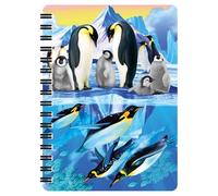3D LiveLife Jotter de la zambullida pingüino de Deluxebase. A6 clasificó el cuaderno espiral lenticular.