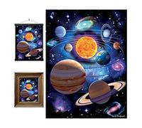 3D LiveLife Lenticular Cuadros Decoración - Planetas de Deluxebase. Poster 3D sin marco del Espacio. Obra de arte original con licencia del reconocido artista, David Penfound