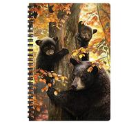3D LiveLife Libreta A5 - Madre Osa de Deluxebase. 80 páginas de bloc de notas lenticular 3D de osos e ilustraciones con licencia del reconocido artista David Penfound