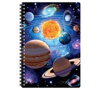 3D LiveLife Libreta A5 - Planetas de Deluxebase. 80 páginas de bloc de notas lenticular 3D del Espacio e ilustraciones con licencia del reconocido artista David Penfound