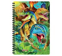 3D LiveLife Libreta A5 - Sonrisas de dino de Deluxebase. 80 páginas de bloc de notas lenticular 3D de dinosaurios e ilustraciones con licencia del reconocido artista Michael Searle