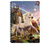 3D LiveLife Libreta A5 - Unicornio estrellas de Deluxebase. 80 páginas de bloc de notas lenticular 3D de unicornios e ilustraciones con licencia del reconocido artista David Penfound