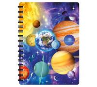 3D LiveLife Libreta - Odisea en el espacio de Deluxebase. Libreta pequeña A6 con espiral, lenticular 3D y hojas lisas recicladas. Ilustraciones con licencia del reconocido artista Michael Searle