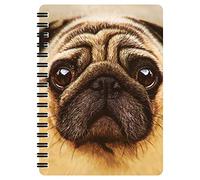 3D LiveLife Libreta - Perrito de Deluxebase. Libreta pequeña A6 con espiral, lenticular 3D de perros y hojas lisas recicladas. Ilustraciones con licencia del reconocido artista David Penfound