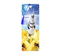 3D LiveLife Marcapaginas - Apolo de Deluxebase. Un marcapáginas del Espacio con 3D lenticular e ilustraciones con licencia del reconocido artista Michael Searle