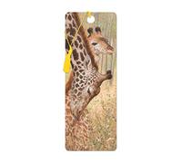 3D LiveLife Marcapaginas - Mimos de Deluxebase. Un marcapáginas de jirafas con 3D lenticular e ilustraciones con licencia del reconocido artista Beth Hoselton
