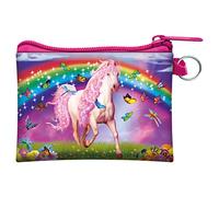 3D LiveLife Monedero - Pony Rosa Dazzle de Deluxebase. Monedero lenticular 3D con diseño de Caballo. Monedero con Cremallera y Tarjetero con Obra de Arte del reconocido Artista Michael Searle