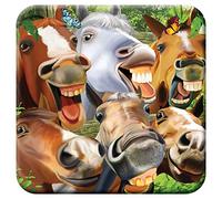 3D LiveLife Posavasos de Corcho - Caballo de Deluxebase. Posavasos de Corcho de Caballos Lenticular 3D, con Ilustraciones Originales con Licencia del reconocido Artista Michael Searle