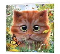 3D LiveLife Tarjeta felicitacion - Gatito de Deluxebase. Tarjeta Lenticular 3D con gatitos para toda ocasión y edad. Ilustraciones originales con licencia del reconocido artista, David Penfound