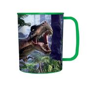 3D LiveLife Taza para beber - escena T-Rex de Deluxebase. Taza de plástico de 300 ml con temática de dinosaurio, taza de café reutilizable, vaso portátil de animales para camping, picnic, viajes y uso
