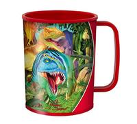 3D LiveLife Tazas originales - Sonrisas de Dino de Deluxebase. Taza de plástico de dinosaurios 3D Lenticular de 300ml para niños, con ilustraciones con licencia del reconocido artista Michael Searle