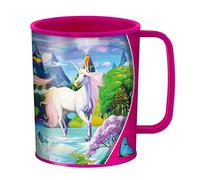 3D LiveLife Tazas originales - Unicornio de Deluxebase. Taza de plástico de unicornio 3D Lenticular de 300ml para niños, ilustraciones originales con licencia del reconocido artista Michael Searle