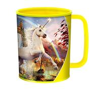 3D LiveLife Tazas originales - Unicornio estrellas de Deluxebase. Taza de plástico 3D Lenticular de 300ml para niños, con ilustraciones originales con licencia del reconocido artista David Penfound