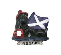 3D Loch Ness Monster Escocia Reino Unido Frigorífico Imán Recuerdos Turísticos Resina Pegatinas Magnéticas Hogar y Cocina Decoración de Regalo de Viaje