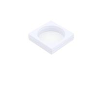 3D Marco Flotante Caja de almacenamiento de joyería, caja de almacenamiento de pendientes, caja de suspensión de película de Pe antioxidante, pulsera de cuerda de mano, caja elástica, 6 uds.(White 9x9