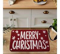 3D mas Alfombra roja Blanda Tapete de Bienvenida Simple Carta Alfombra de salón Alfombra para Dormitorio Oratoria Hogar-40x60cm