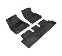 3D MAXpider - L1TL00402209 Tesla Model 3 2018-2019 tapetes de Ajuste Personalizado para Todo Tipo de Clima, Serie clásica (1ª y 2ª Fila, Negro)