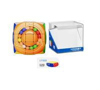 3D Maze Cube Puzzle - Rolling Ball Labyrinth Toy for Spatial Recognition Training | Transparent ABS Shell Design, Multi Level Track System, Handheld Brain Game Kids Teens Adults