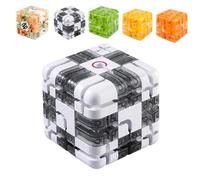3D Maze Magic Cube & Ball, Large Labyrinth Maze Cube-Engaging Brain Teaser Toy,Spatial Awareness Brain Training Toy,Improve Spatial Recognition and Cultivate Logical Thinking (A)