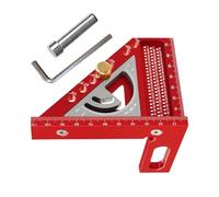 3D Measuring Ruler, All Angle Scribing Tool, Aluminum Alloy Gauge, Precision Layout Aid, for Woodworking, Carpentry, Hole Marking, Personalized Projects, Beginners, Professionals