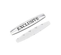 3D Metal Cromado Negro Logotipo Lateral del Coche Exclusivo Avantgarde Grand Edition Azul eficiencia Emblema calcomanías Pegatinas Accesorios(EXC Chrome)