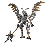 3D Metal Puzzles for Adults - Ancient Chinese Figures, Alloy Puzzle Kit, 500+ Pieces - Assembly Gift & Desktop Decor, Stress- Hobby for Teens and Adults