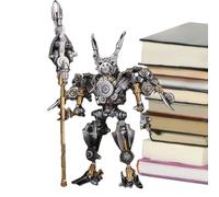 3D Metal Puzzles for Adults - Ancient Chinese Figures, Alloy Puzzle Kit, 500+ Pieces - Assembly Gift & Desktop Decor, Stress- Hobby for Teens and Adults