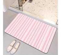 3D Minimalist Striped Bathroom Mat Quick-Drying Bathroom Mat for Dry Zone & Shower Entrance Home Decor-40x60cm