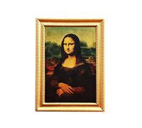 3D Mona Lisa Louvre París Francia Refrigerador Imán de Nevera Recuerdos Turísticos Hecho A Mano de Resina Artesanía Pegatinas Magnéticas Inicio Cocina Decoración Regalo de Viaje