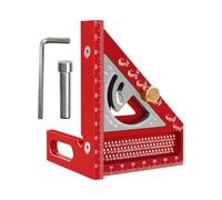 3D Multiple Angle Measuring Ruler, Aluminum Alloy Material Triangle Ruler for Precise Measurements, Versatile Measurement Gauge for Beginners, Professionals, and Crafting Enthusiasts, 14x8x2cm