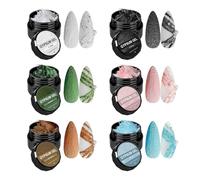 3d Nail Gel, Sculpting Nail Polish, Long-Lasting, Scratch-Resistant Finish, Soft Texture for Painting and Detailing Use, Salon or Home Application, 5g X 6 Colors, Compact Set