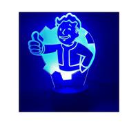 3D Night Light 3D LED Night Light Game Fallout Shelter Logo Led Night Light Colorful USB LED Children Kids Bedroom Lamp Nightlight Toys Gifts