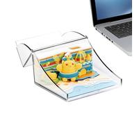 3D Note Pad, Creative Tear-Off Memo Pads with Hidden Bear Design, Handmade Paper Craft Notepad with Reveal Stickers, Non-Sticky Pad for Home or Decor, 8.5x8.5x3.6cm