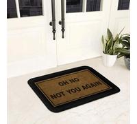 3D Oh No Not You Again Anti-Slip Floor Mat Antiwear Carpet Rug for Kitchen Entrance Home Bedroom Footpad Mats-50x80cm