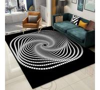 3D Optical Illusion Geometric Area Rug Luxury Non-Slip Carpet for Living Room Bedroom Modern Art Decor Kitchen Machine Washable Carpet Soft (2,120 * 400cm)