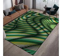 3D Optical Illusion Geometric Area Rug Luxury Non-Slip Carpet for Living Room Bedroom Modern Art Decor Kitchen Machine Washable Carpet Soft (35,160 * 200cm)