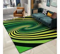 3D Optical Illusion Geometric Area Rug Luxury Non-Slip Carpet for Living Room Bedroom Modern Art Decor Kitchen Machine Washable Carpet Soft (26,100 * 300cm)