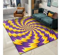 3D Optical Illusion Geometric Area Rug Luxury Non-Slip Carpet for Living Room Bedroom Modern Art Decor Kitchen Machine Washable Carpet Soft (39,120 * 200cm)