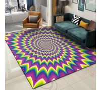 3D Optical Illusion Geometric Area Rug Luxury Non-Slip Carpet for Living Room Bedroom Modern Art Decor Kitchen Machine Washable Carpet Soft (17,120 * 240cm)