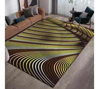 3D Optical Illusion Geometric Area Rug Luxury Non-Slip Carpet for Living Room Bedroom Modern Art Decor Kitchen Machine Washable Carpet Soft (38,120 * 200cm)