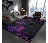3D Optical Illusion Geometric Area Rug Luxury Non-Slip Carpet for Living Room Bedroom Modern Art Decor Kitchen Machine Washable Carpet Soft (7,160 * 200cm)